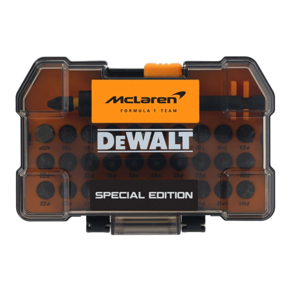 Inserti DeWalt x McLaren F1 Team DT70900T-QZ – 32 Pezzi+Portainserti Magnetico