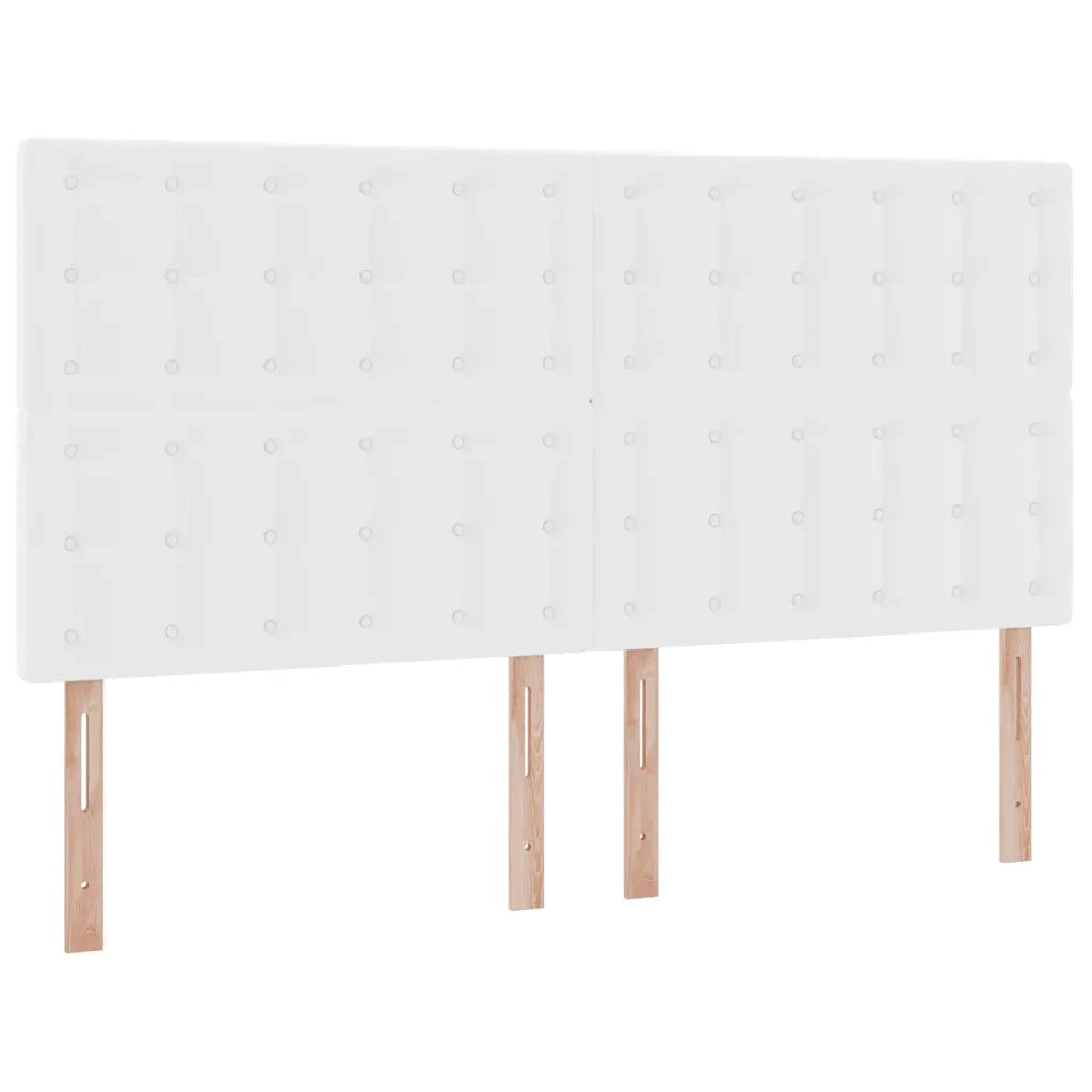 Letto con contenitore e materasso Bianco Puro 180 x 200 cm