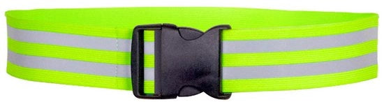 Cinturino di sicurezza per corsa in elastico riflettente con alta visibilità