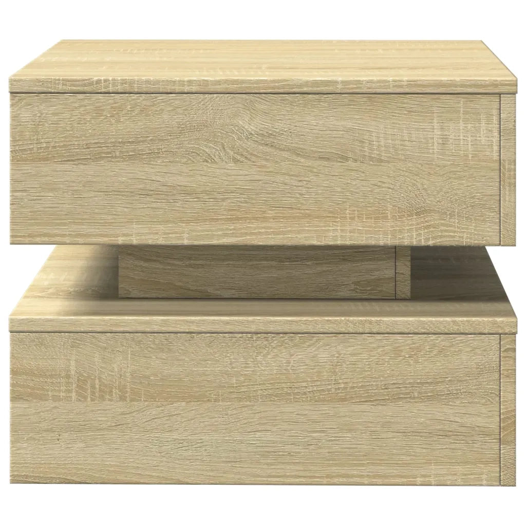 Tavolino da Salotto Gambe in Metallo Rovere Sonoma 50x50x40 cm 839856