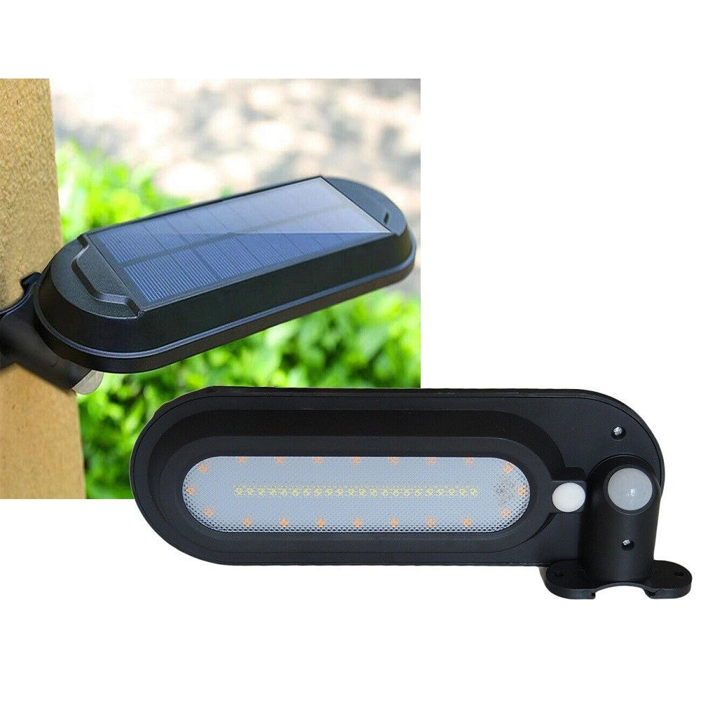 Trade Shop - 4 Lampada Led Solare Da Esterno Giardino Faretto Fotovoltaico Sensore A 42 Led -