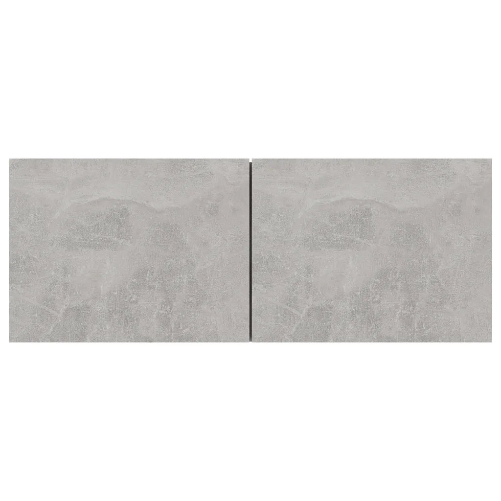 Set di Mobili Porta TV 8 pz Grigio Cemento in Legno Multistrato 3079068