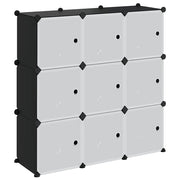 Organizzatore Portaoggetti con 9 Cubi e Ante Trasparenti in PP CFW7826856