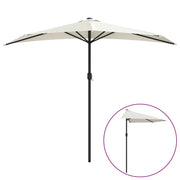 Ombrello | Parasolne Balcone Palo in Alluminio Sabbia 270x144 cm a Met¨¤
