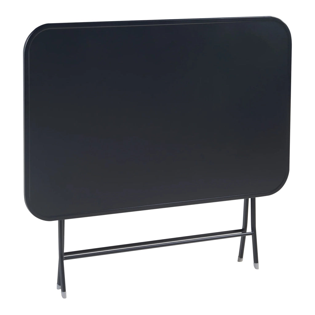 Tavolo da giardino pieghevole 110 x 70 x 71 cm nero 03_0011034