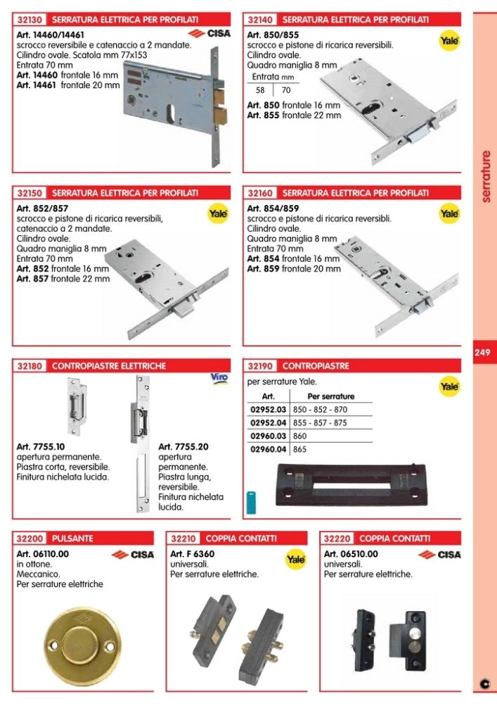 10pz corni art.02952-03 contropiastre xfr16 cod:ferx.4998