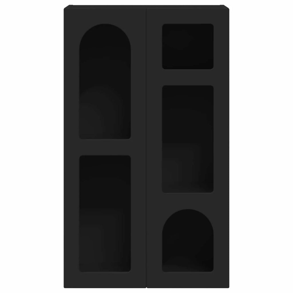 Credenza-Buffet-Armadio da cucina Nero 59 x 35 x 100,5 cm Legno multistrato