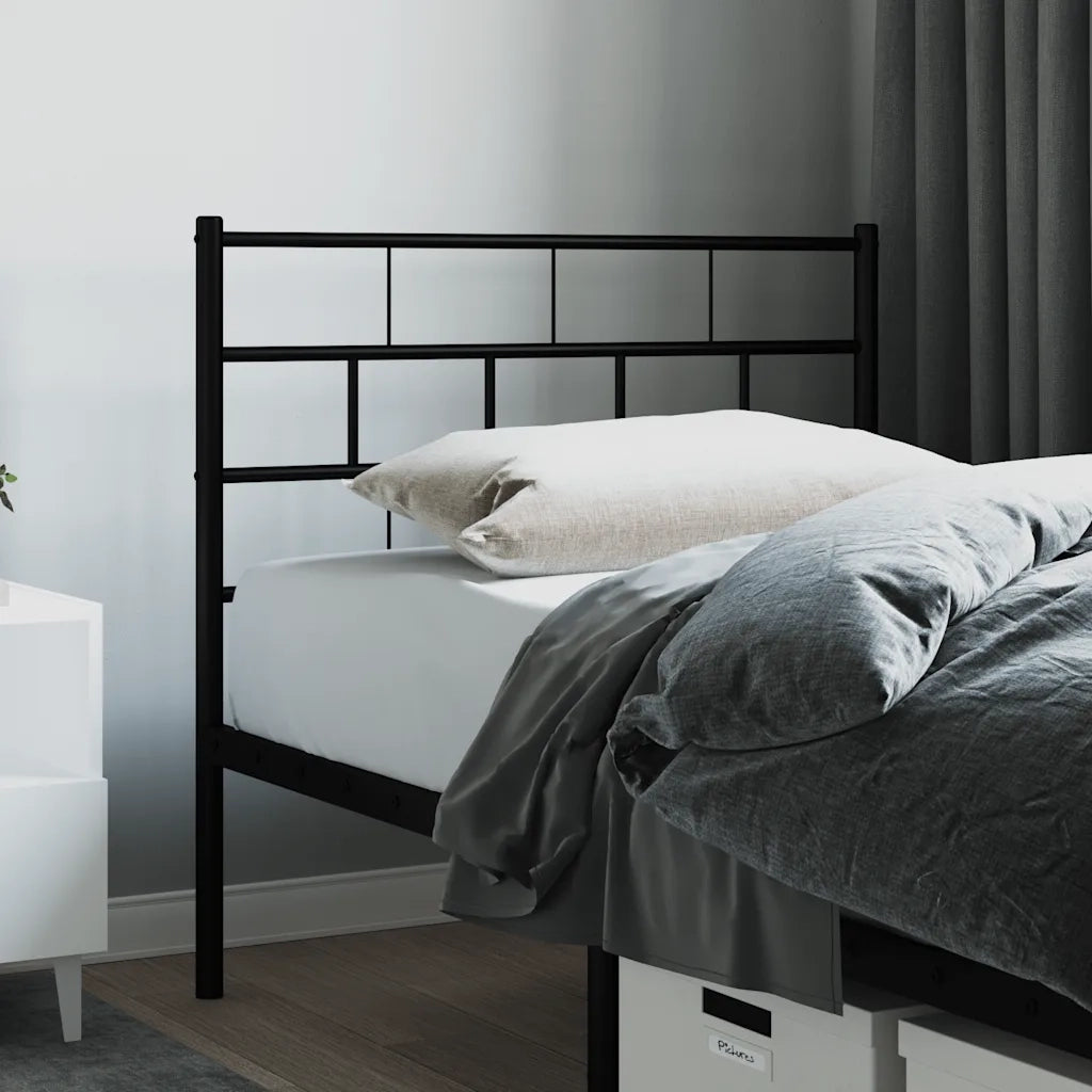 Testiera | Testata di Ricambio in Metallo Nero 75 cm