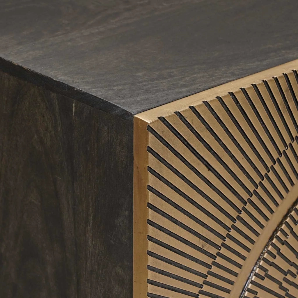 Credenza Ottone 53,5 x 30 x 70 cm