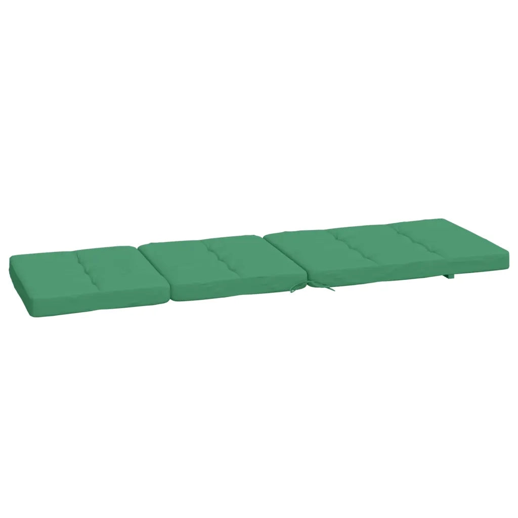 Cuscini per Sedia a Sdraio 2 pz Verde in Tessuto Oxford 361989