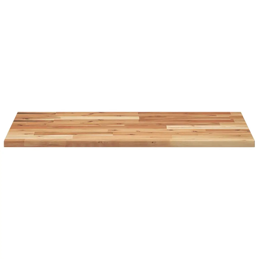 Piano Tavolo | Superficie Tavolo | Piano Scrivania Rettangolare 100x50x2cm Legno Massello di Acacia