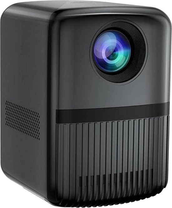 Proiettore mini 4K per uso domestico con connessione Wi-Fi 6, Bluetooth 5.0, sistema operativo Android 11.0, angolo di visione 180°, schermo fino a 130 pollici, compatibile con dispositivi mobili, PC, laptop, console PS5 e Xbox, codice prodotto WP-A6.