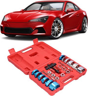 Kit di adattatori per rimozione di olio per installatore - rimozione di olio per bielle - kit di adattatori per installazione puller universale per auto LV4QEK.