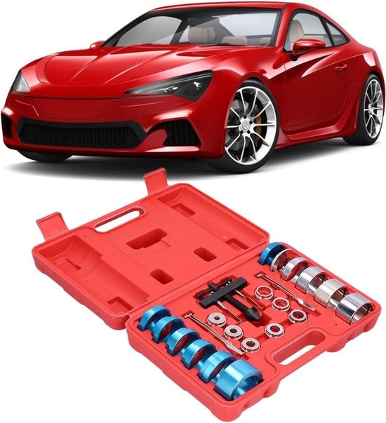 Kit di adattatori per rimozione di olio per installatore - rimozione di olio per bielle - kit di adattatori per installazione puller universale per auto LV4QEK.