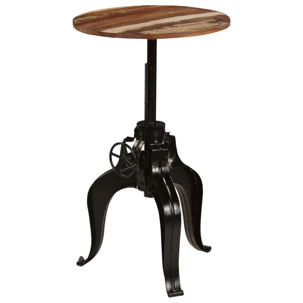 Tavolo alto da bar/bistrot in legno massello di recupero 60 cm 0902072
