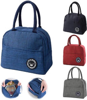 Borsa da Picnic Geisolata, Borsa da Lavoro e Scuola Opaca, Borsa per Donne, Adulti, Studenti e Bambini (Blu)
