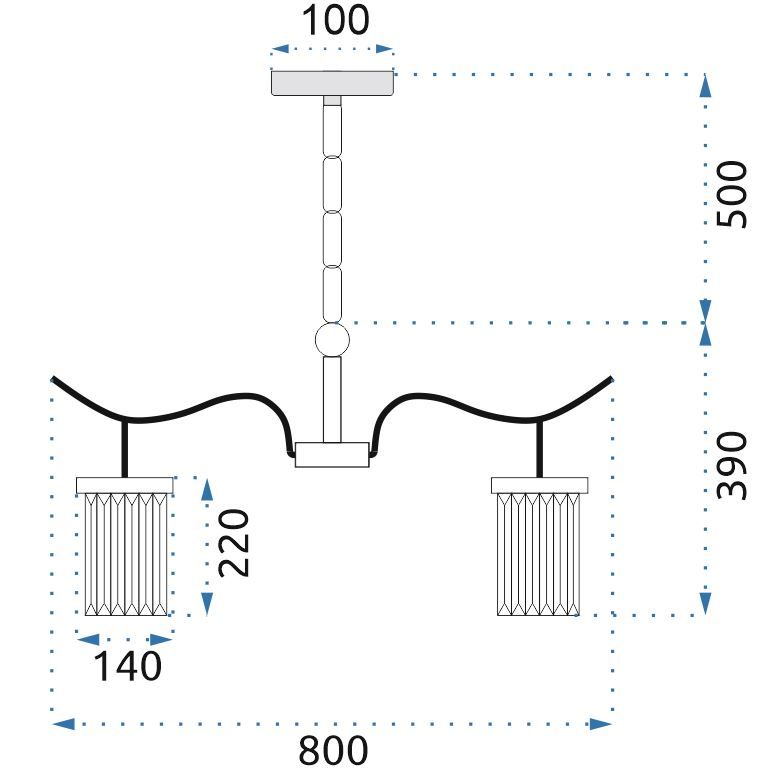 Lampada Di Cristallo Lampadario 300750