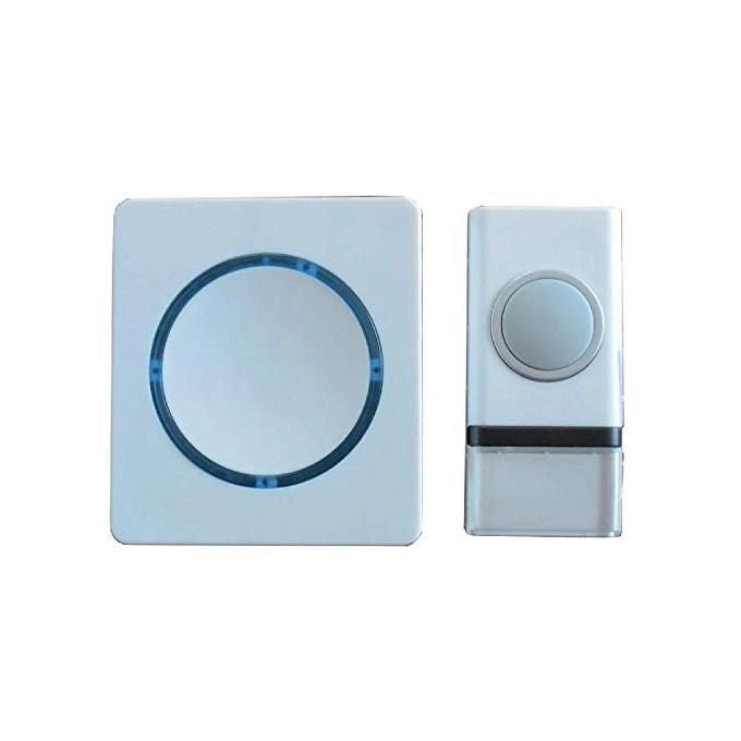 Bravo 45839 Campanello Wireless Plug In 220V 38 Suonerie Energia Cinetica Portata 100m