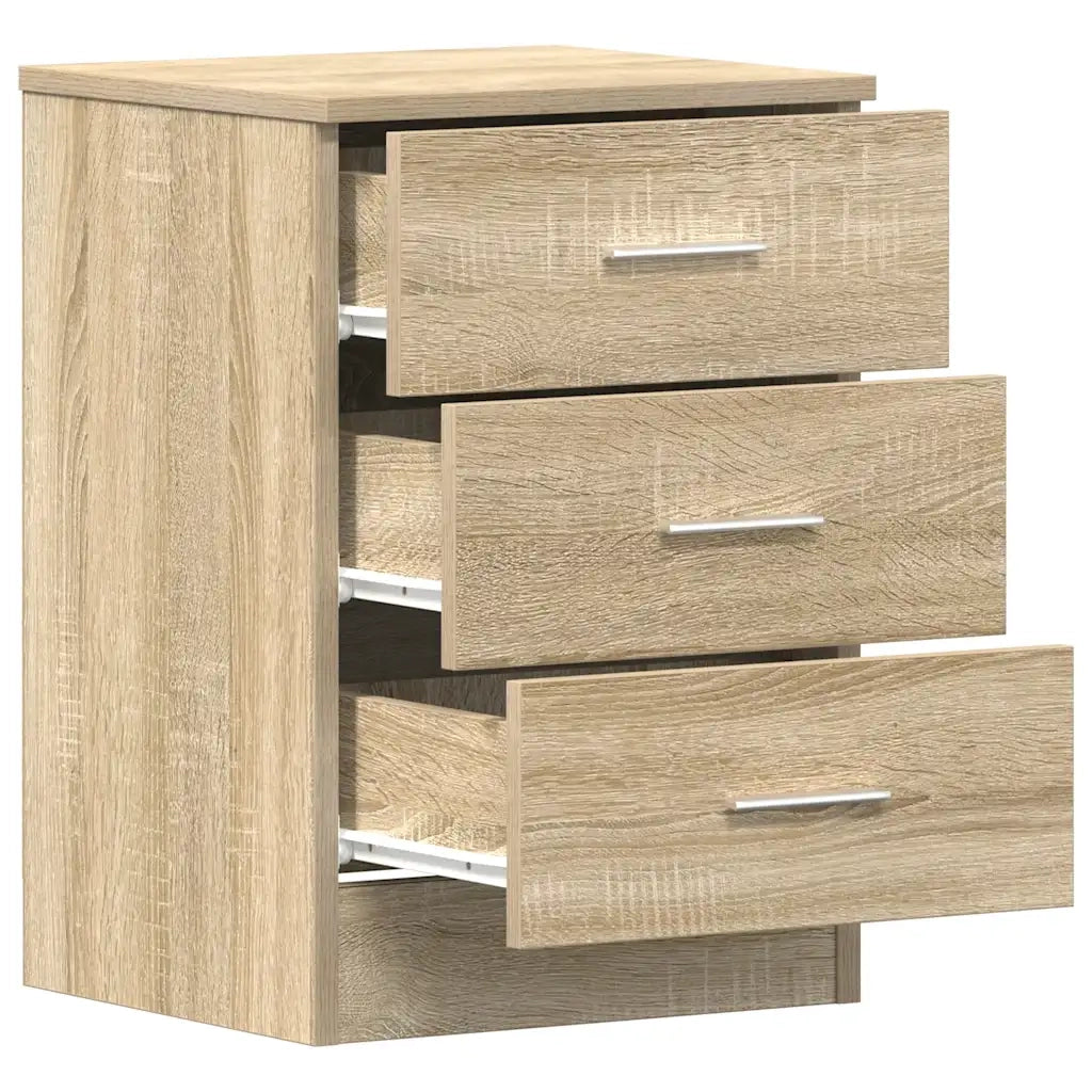 Comodino Rovere Sonoma 38x35x56 cm in Truciolato cod mxl 30910