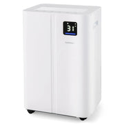 Deumidificatore da 25,5 litri per grandi spazi fino a 25 m² con 3 modalità di atmosfera accogliente in ABS bianco 20_0011705