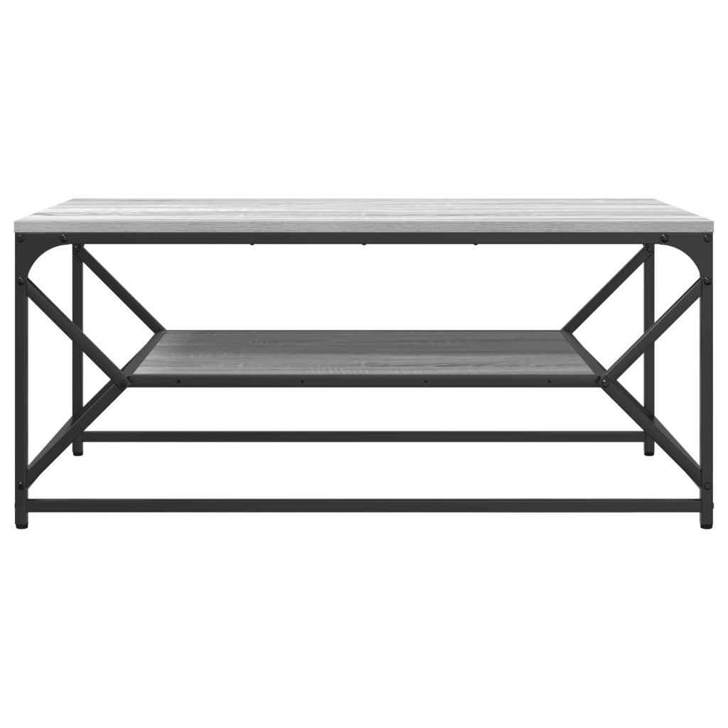 Tavolino da caffÃ¨  con ripiano Grigio Sonoma 90x50x40 cm in Legno ingegnerizzato