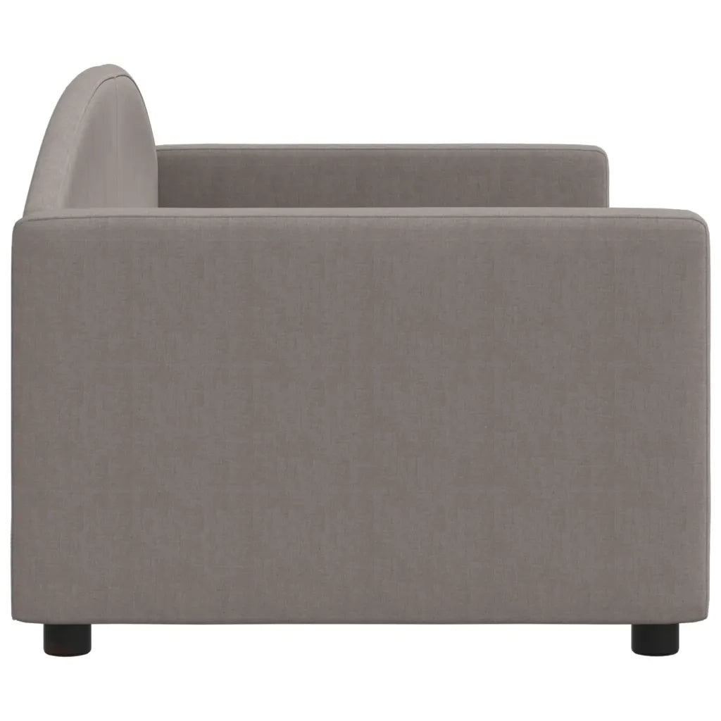 Letto da Giorno Tortora 80x200 cm in Tessuto