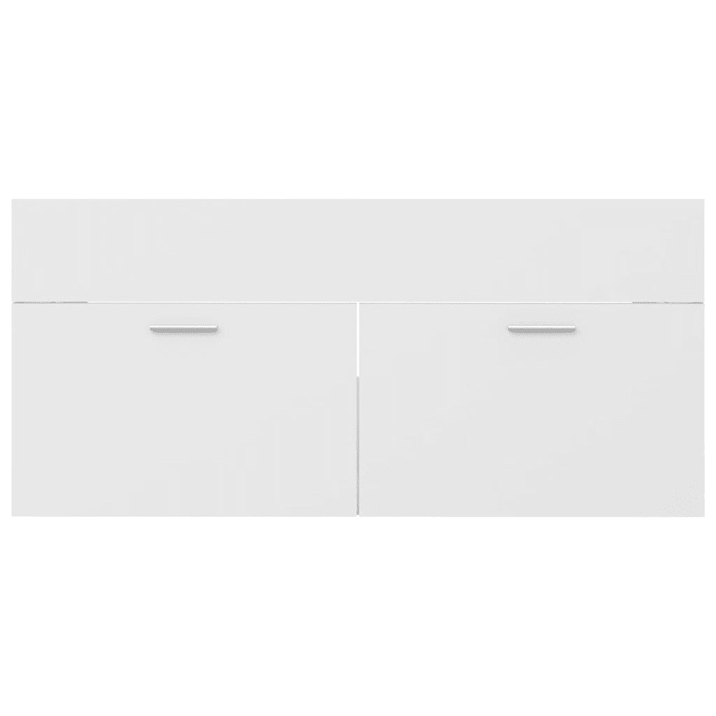 Mobile da Bagno con Lavabo Integrato Bianco in Truciolato cod mxl 74320
