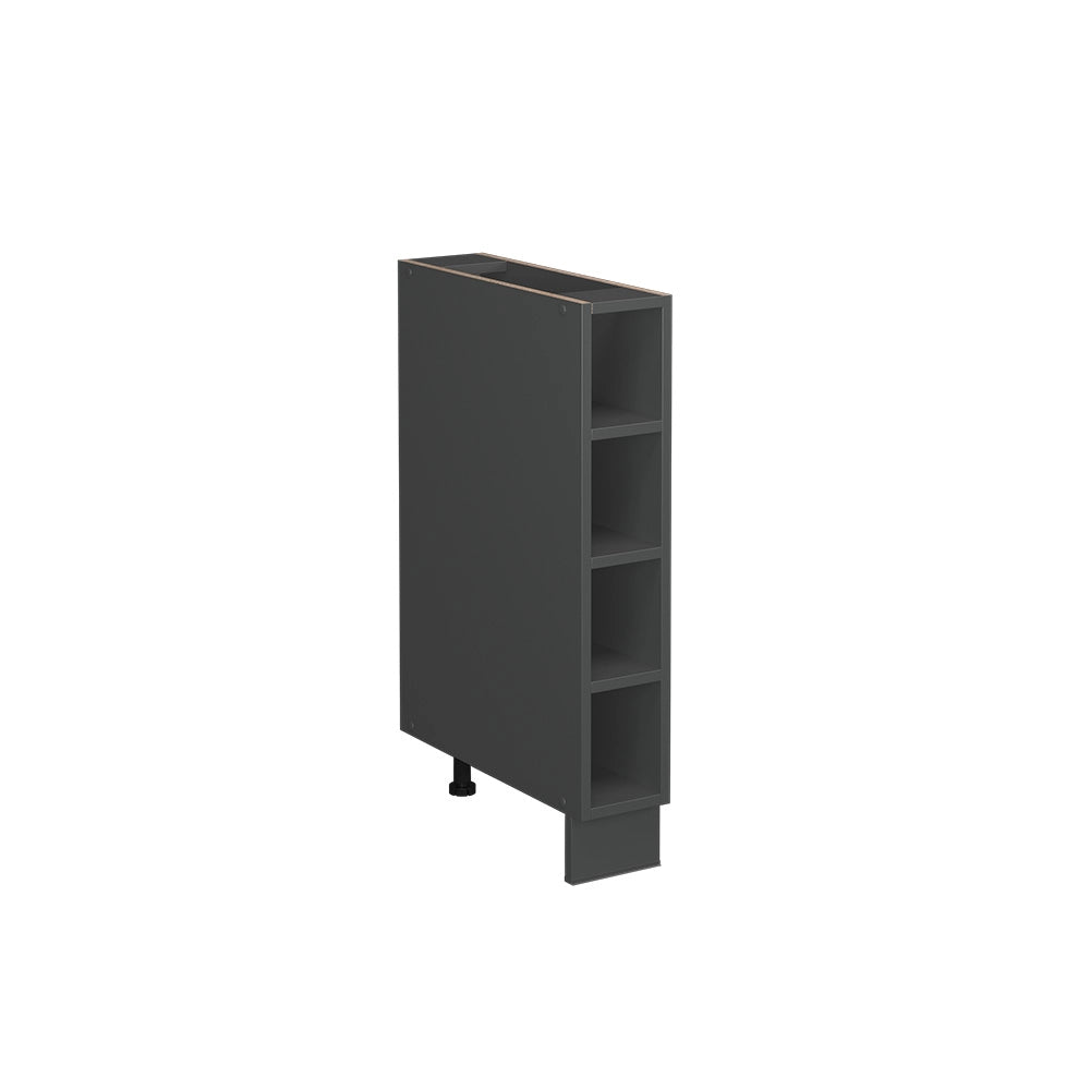 Vicco Scaffale da cucina Antracite 15 cm senza piano di lavoro