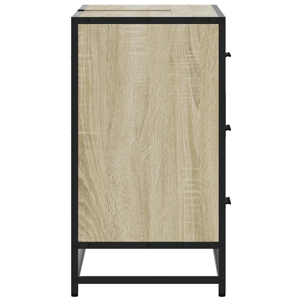 Mobile Lavabo Bagno Rovere Sonoma 60x30x60 cm Legno Multistrato 849280