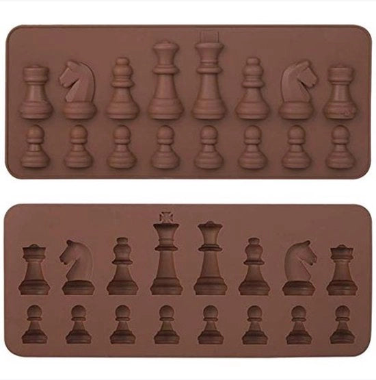 Forme di cioccolato in silicone - Forme per cioccolato/Stampi - Decorazione - Resistente al calore - Dimensioni 20,5 × 8,5 cm - Forme per dolci
