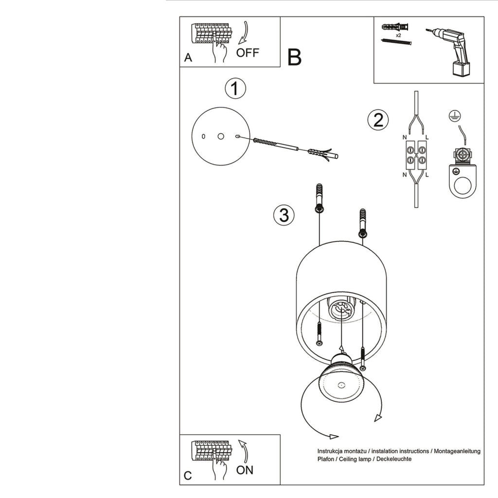 Spot soffitto tondo oro Ø10 10W GU10 RONDEO Pure Lume