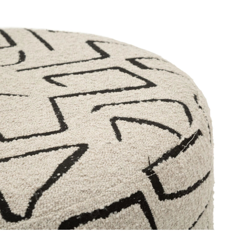 Pouf VKH1065, Multicolore, Spugna, 44x44x40 cm