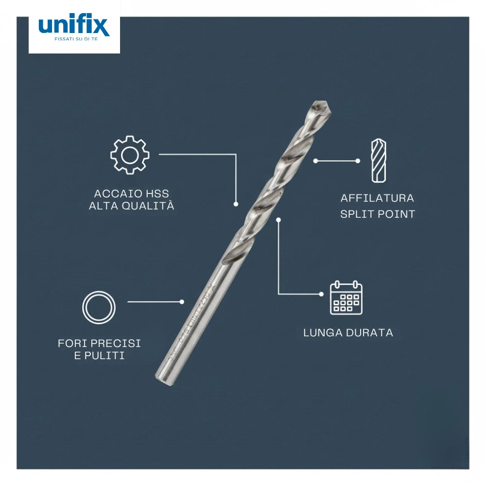Punta hss-g profix per metallo di alta precisione *** misura Ø 6,5 mm, confezione 1