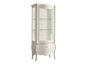 Vetrina in legno 1 cassetto 1 porta grezzo l.88 p.46 h.205 (5006) - Mobili 2G