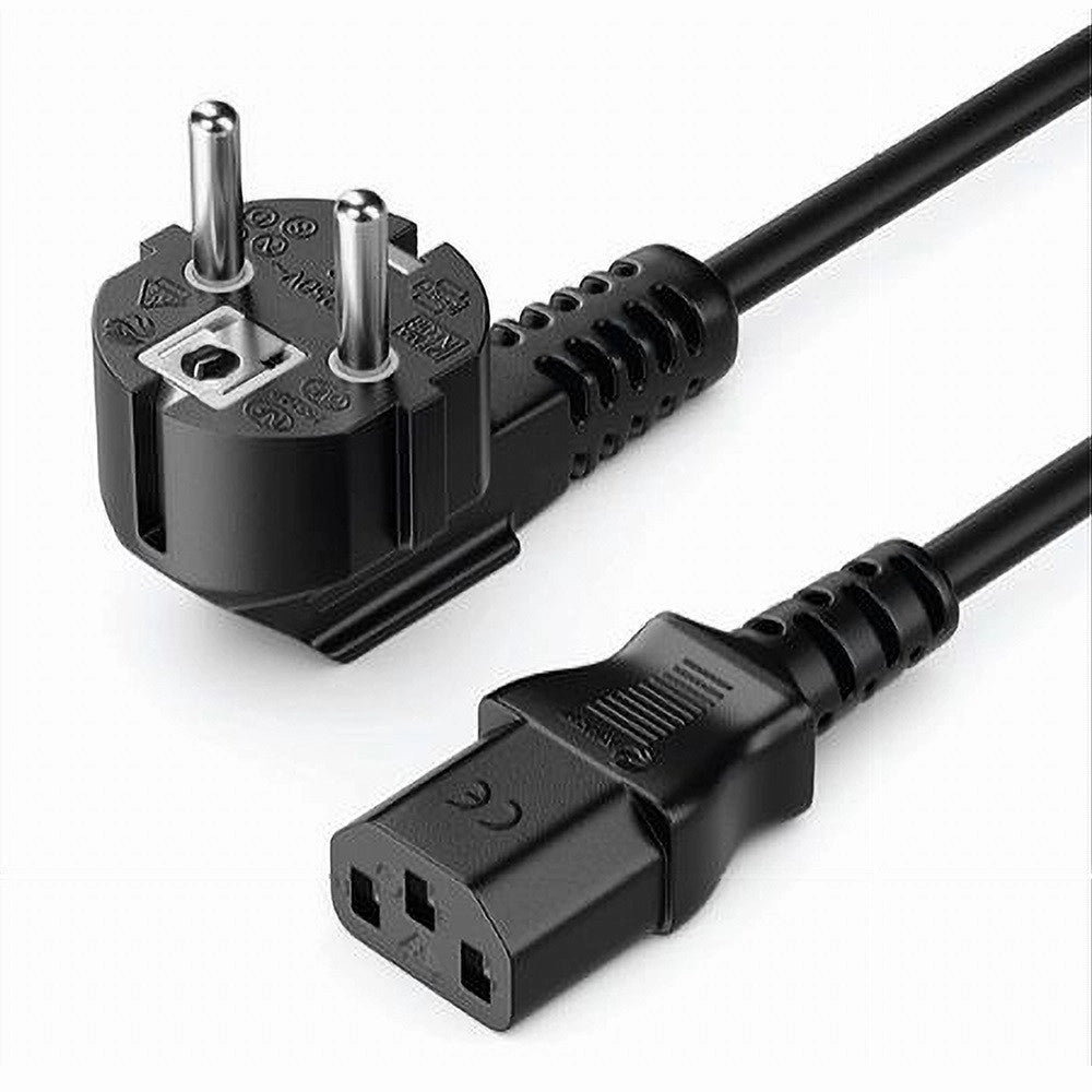 Trade Shop - Cavo Alimentazione Tripolare Serie A C13 Schuko Spina Pc F-al01-a 1.5 Mt 250volt -
