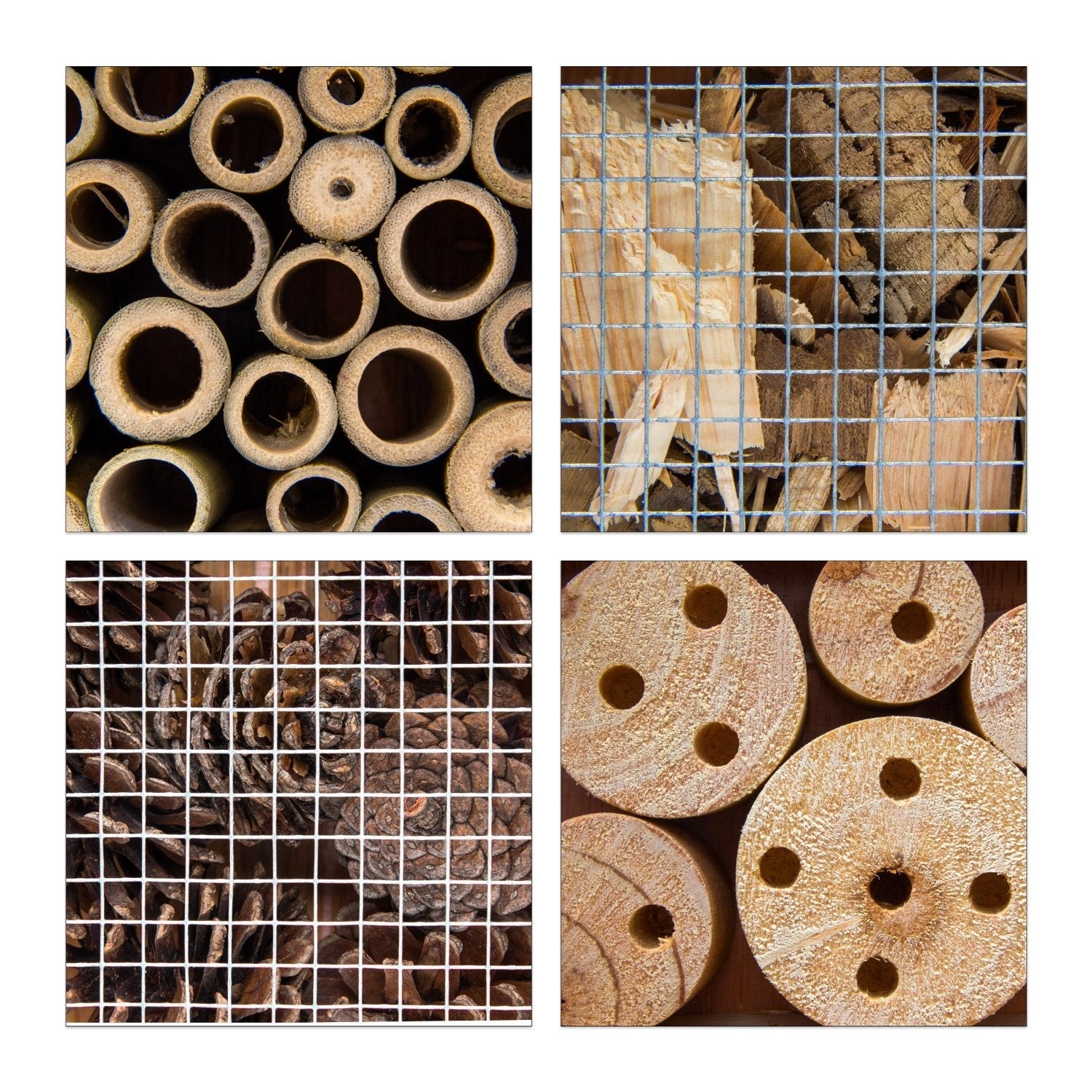 Hotel per insetti materiali naturali farfalle api coccinelle 29 cm 2013006