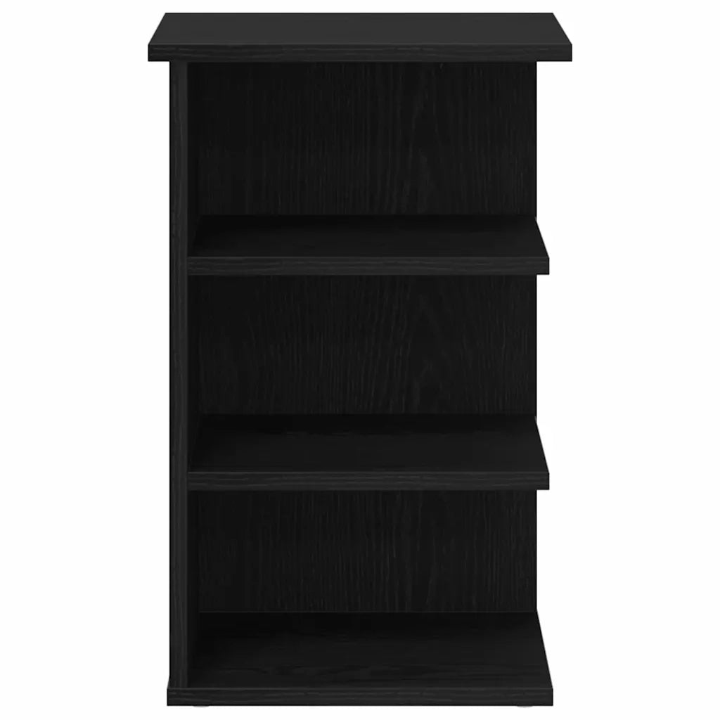 Mobile laterale Rovere Nero 35 x 35 x 55 cm Legno multistrato 862602