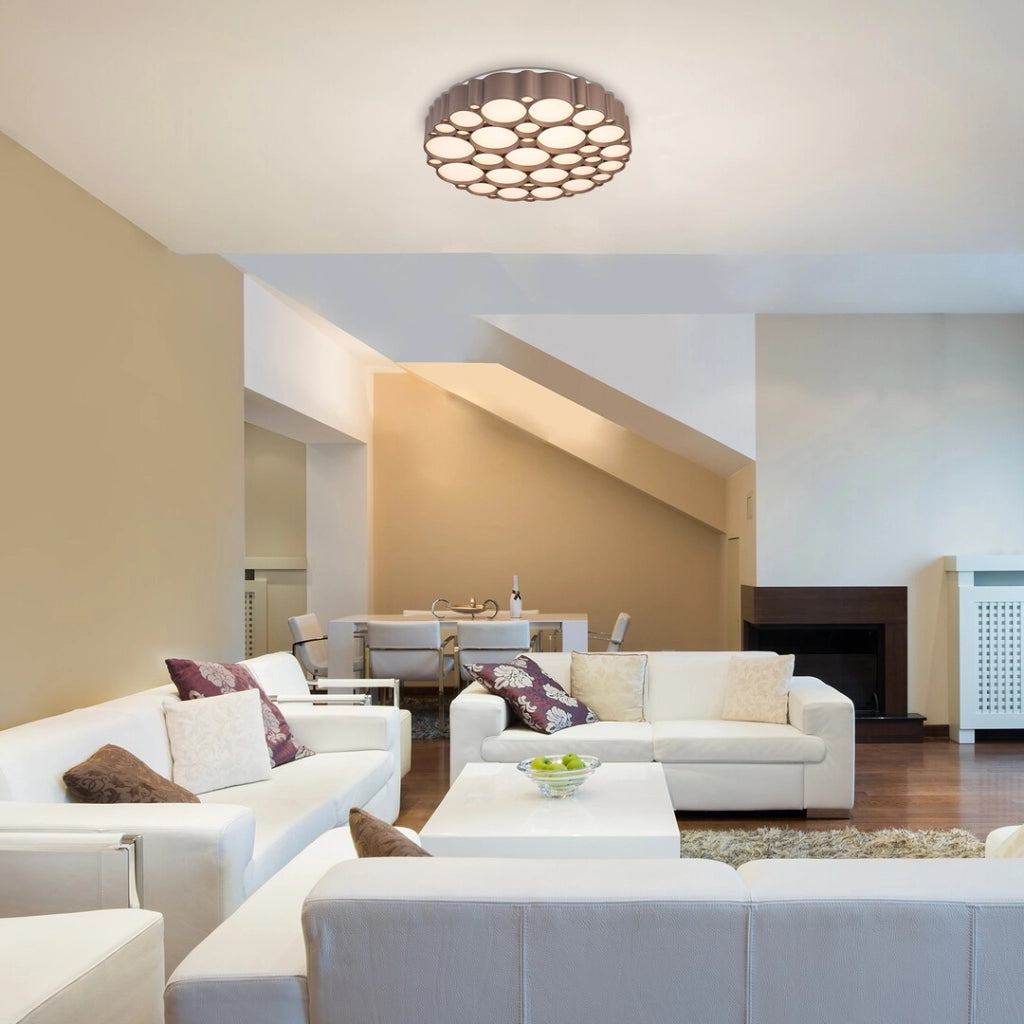 Plafoniera LED Rabalux Andela 50cm 48W bronzo dimmerabile