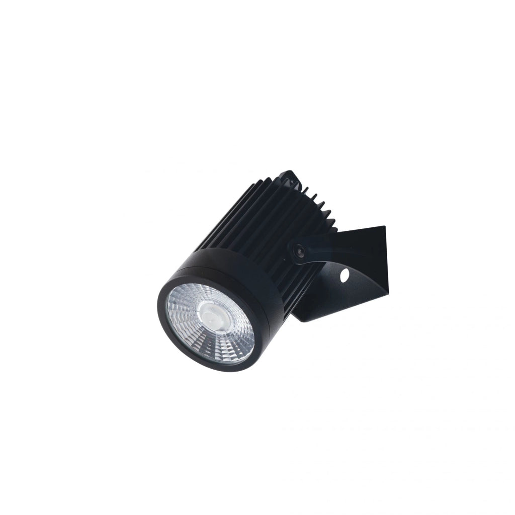 PROIETTORE LED TARGET DC24V NERO 30W 468LM RGB + 4000K IP67 CON PICCHETTO 7,8X12,3X26CM