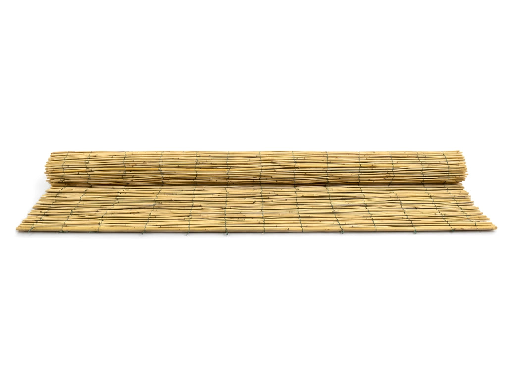 Rotolo Arella Rete Recinzione Canna Bamboo Simple Cannette Frangivista Naturale - 120x300 - Arella