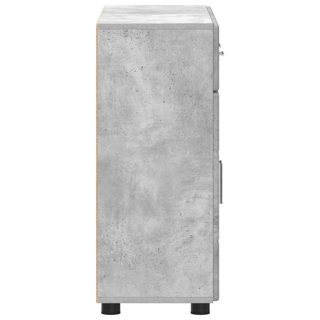 Credenza FLORIN 88,5 x 30,5 x 73 cm Grigio cemento 880314