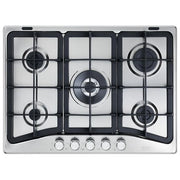De’Longhi PFI 57 GH piano cottura Acciaio inossidabile Da incasso 68 cm Gas 5 Fornello(i)