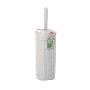 Portascopino WC in Plastica Domus Bianco Polvere 11,5 x 11,5 x 40 cm