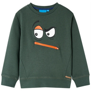 Felpa per Bambini Verde Scuro 104cod mxl 108496