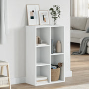 Libreria/Credenza Bianca 50x25x80 cm in Legno Multistrato 800162