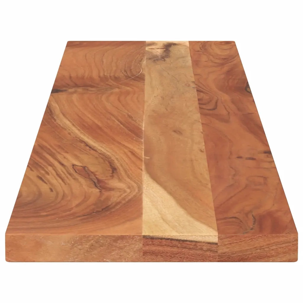 Piano Tavolo 160x20x3,8 cm Rettangolare Legno Massello Acacia 370953