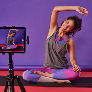 Microfono wireless BOYA WM3D con adattatore Lightning e scatola di custodia e ricarica I Microfono wireless a 2,4 GHz in microfono omnidirezionale I Per fotocamera, PC