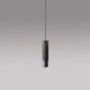 EMILY S - SOSPENSIONE COLORE NERO 1 LUCE ALTEZZA REGOLABILE ATTACCO GU10