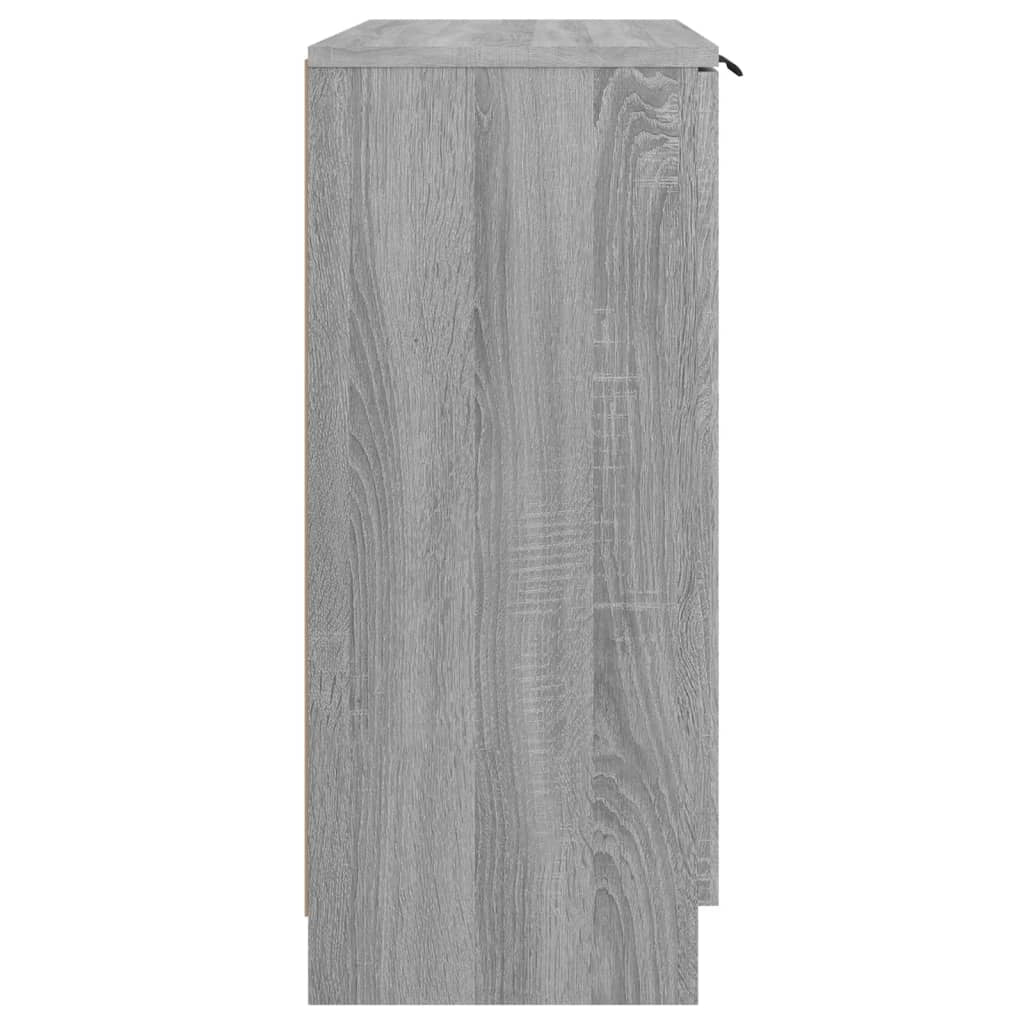 Buffet credenza cassettiera armadio mobile contenitore organizer per cucina soggiorno salotto Sonoma 60 x 30 x 70 cm legno ingegnerizzato grigio 02_0036379