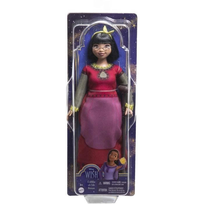 Bambola fashion Disney - MATTEL - D-XIN DOLL - Vestito rosso - 7 punti di articolazione